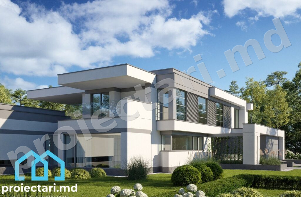 Proiecte case spațioase 520m²