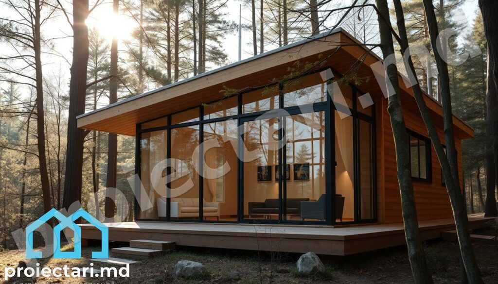 Cabane moderne pentru relaxare