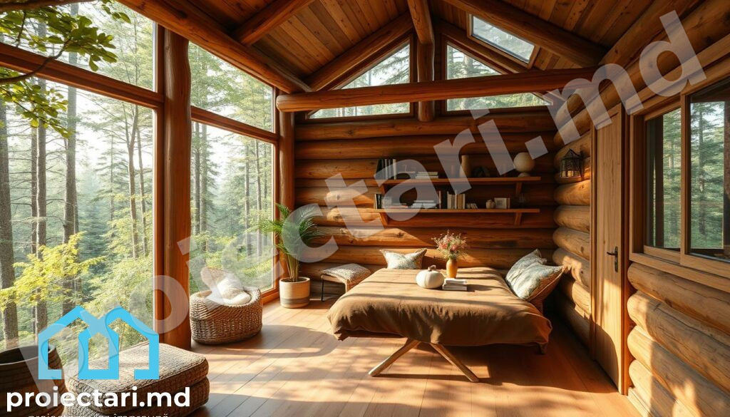 Cabane ecologice din lemn