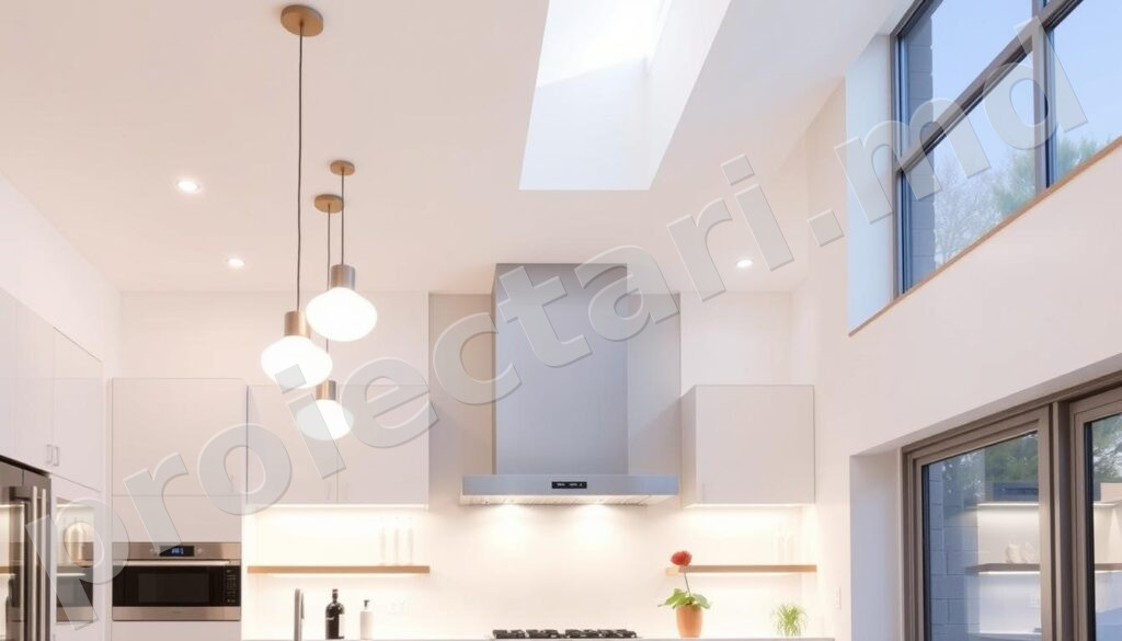 Design interior bucătărie cu mobilier personalizat