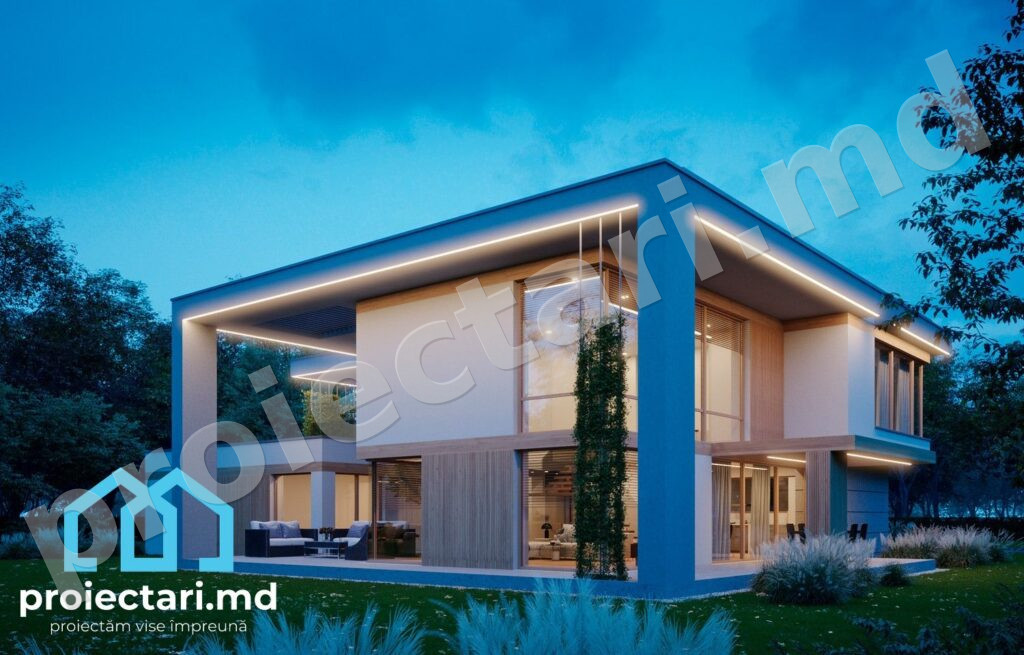 Case high-tech cu 3 dormitoare pentru familii moderne