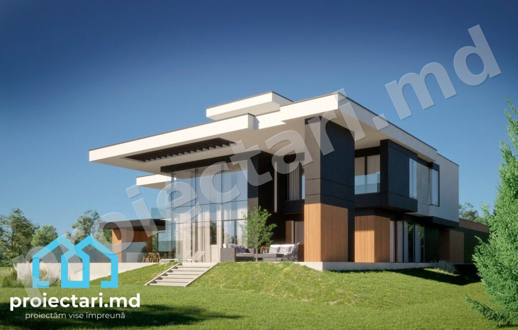 Design casă cu 3 etaje