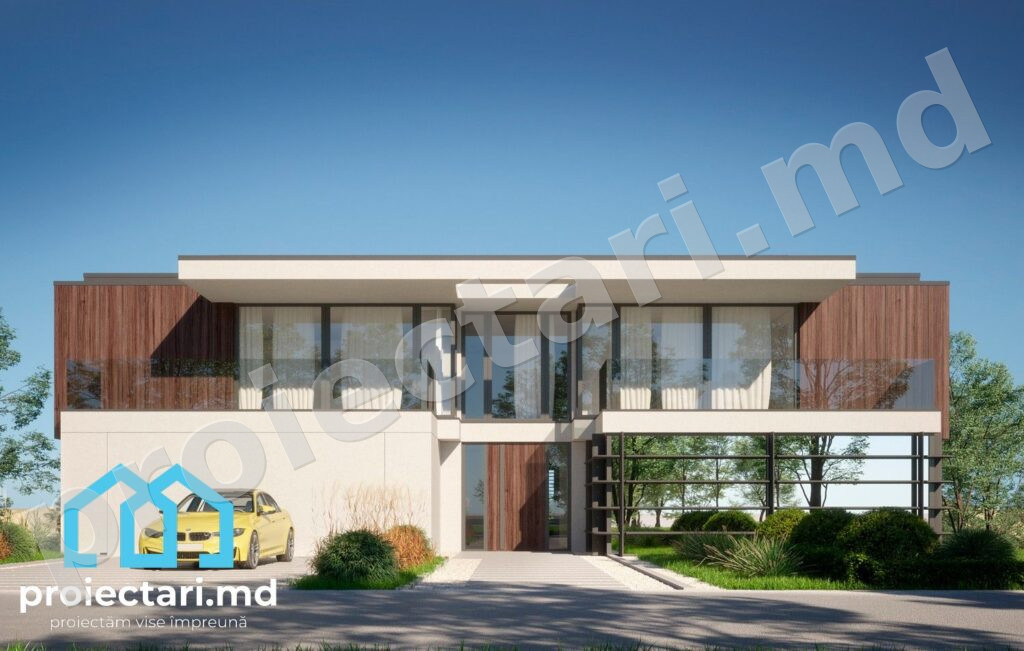 Design pensiune cu 3 nivele