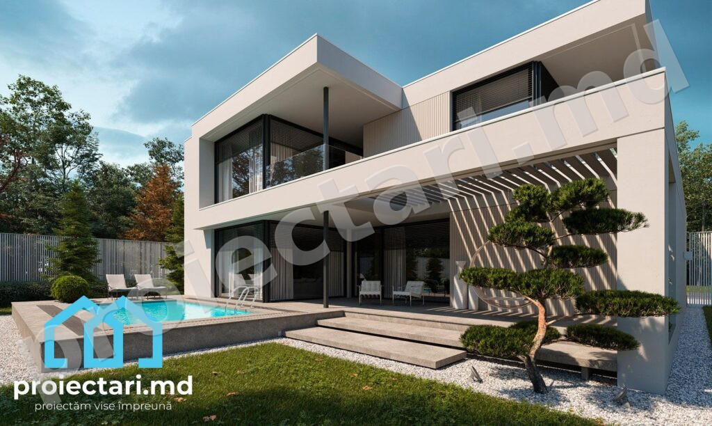 Proiect casă 200m² cu etaj