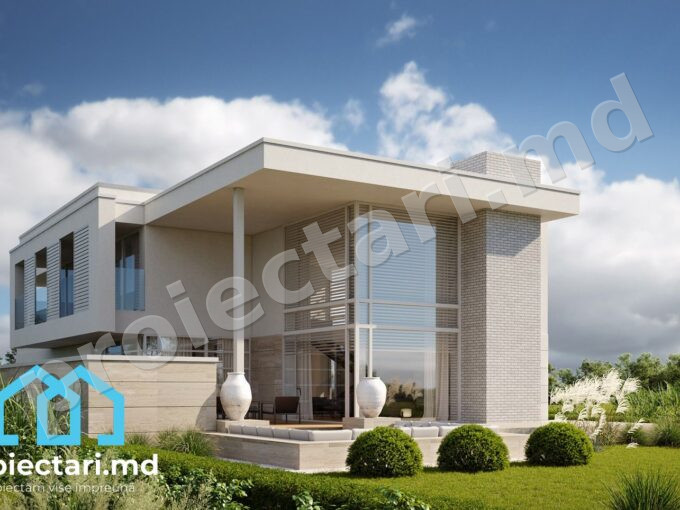 Proiect de casa high tech 280m2