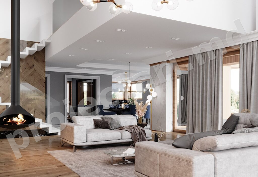 Proiect interior Barnhouse minimalist