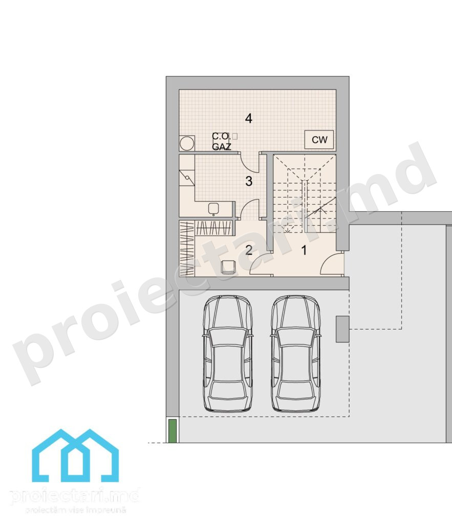 demisol Proiect de case Barnhouse moderne