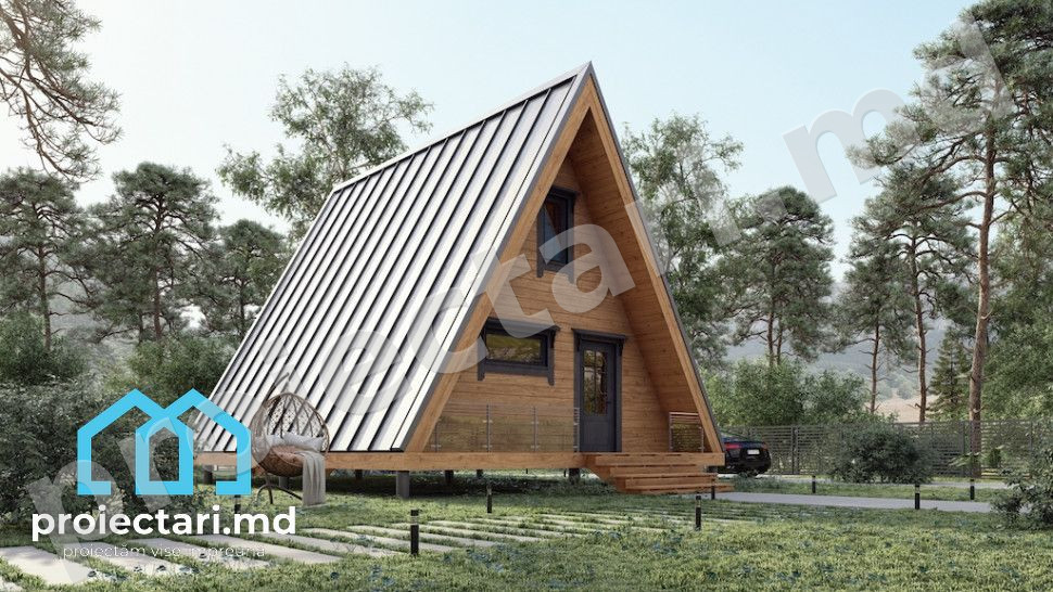 Proiecte case A-frame din lemn