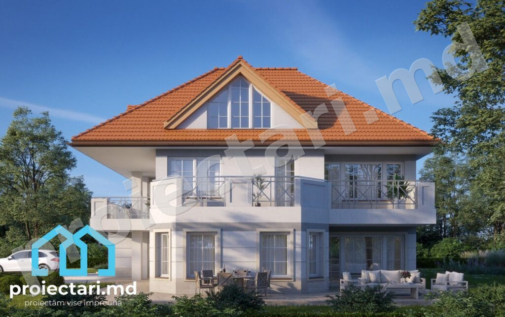 Case din cărămidă cu 2 nivele și mansardă