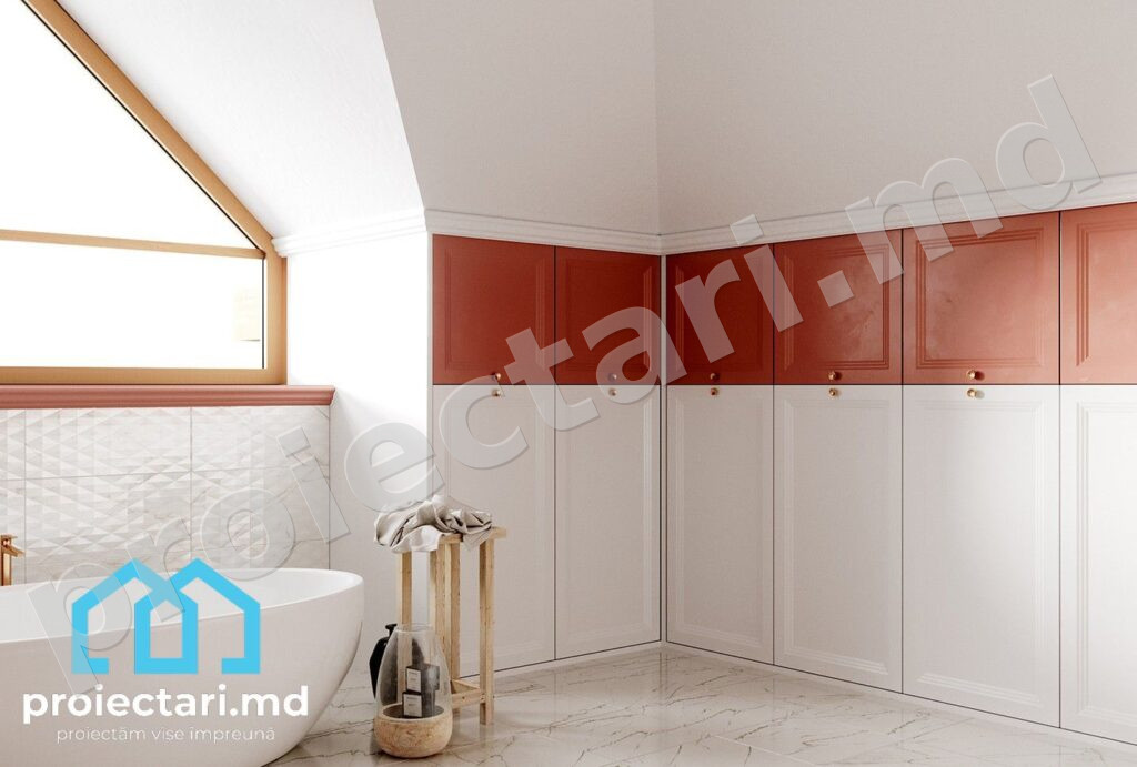Design baie Proiect vilă cu mansardă