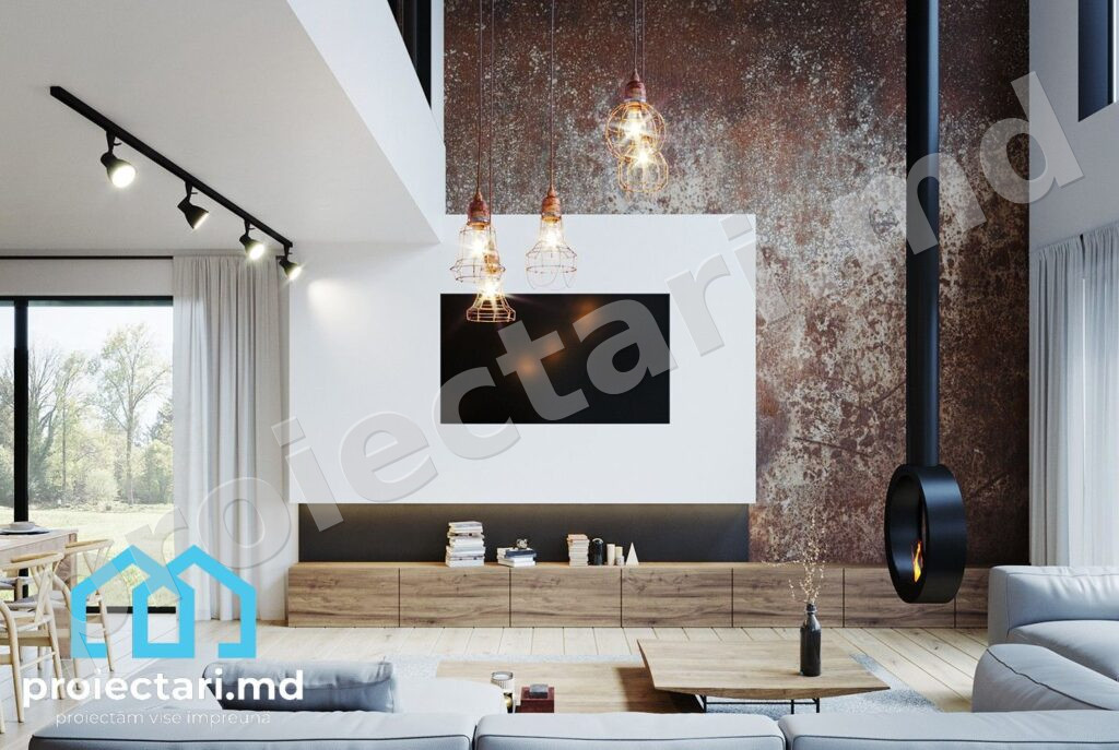 Design interior Barnhouse cu mansardă