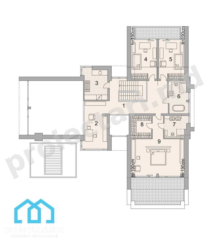 Plan mansarda