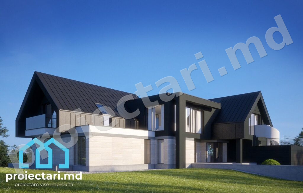 Proiect casă Barnhouse cu spații deschise