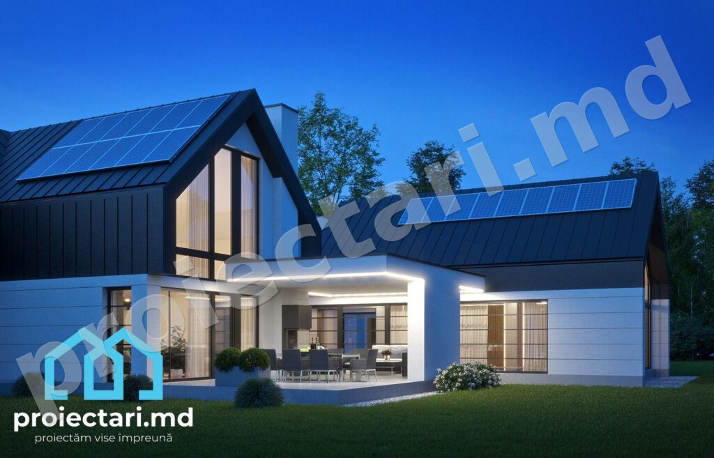 Proiect de casă Barnhouse eficient energetic