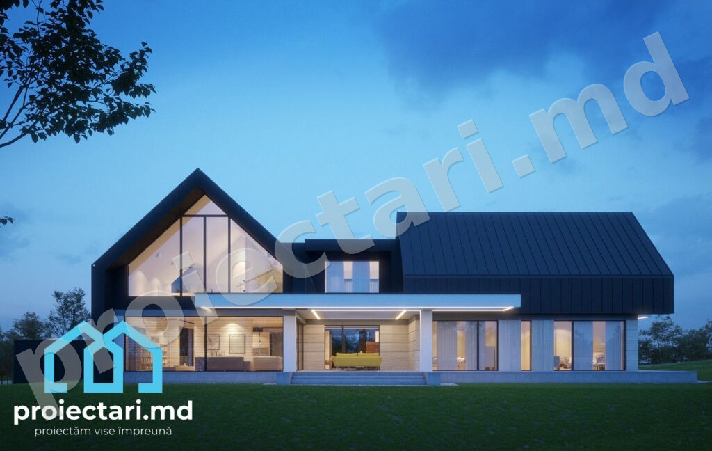 Proiect de casă Barnhouse eficient energetic