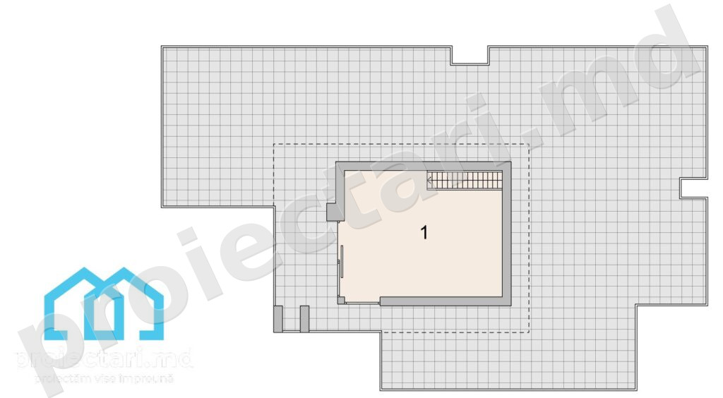 cerdac Proiect de casă high-tech cu 3 nivele 1030m2