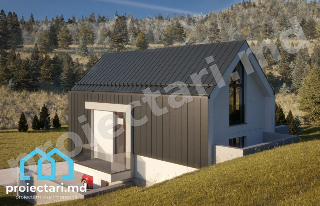 Design Barnhouse cu mansardă