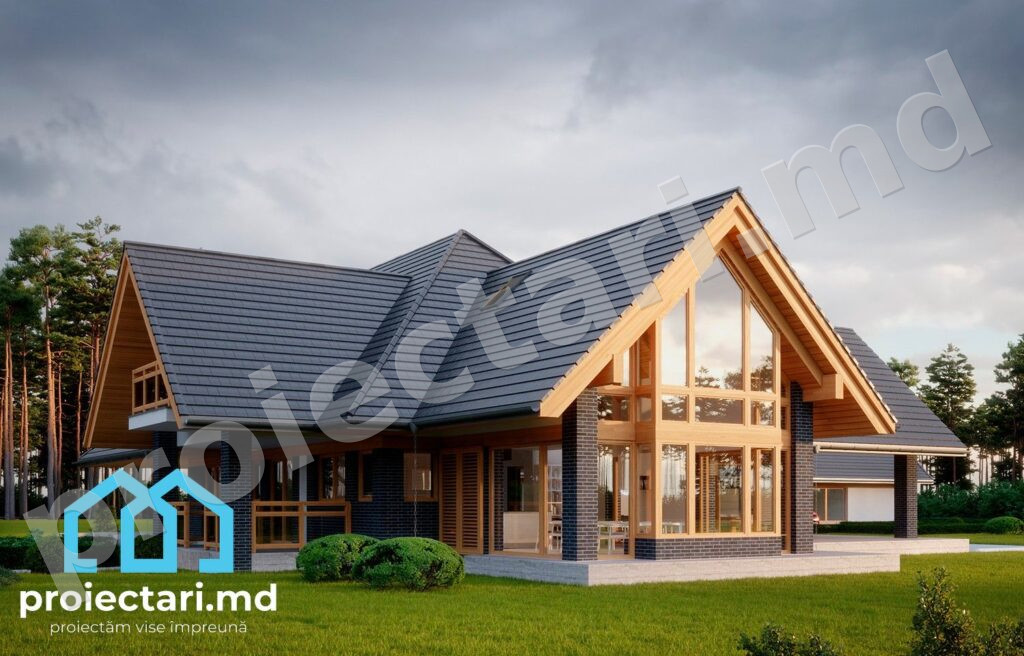 Proiect de Casă de Odihnă 290m² - 102097