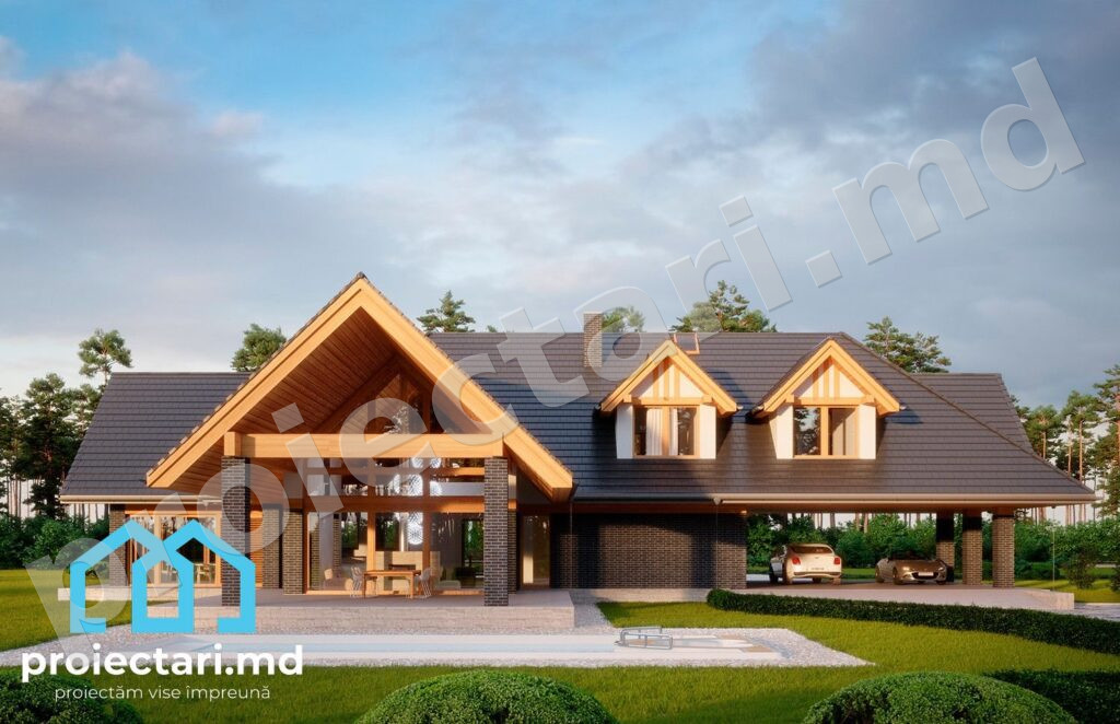 Proiect de Casă de Odihnă 290m²