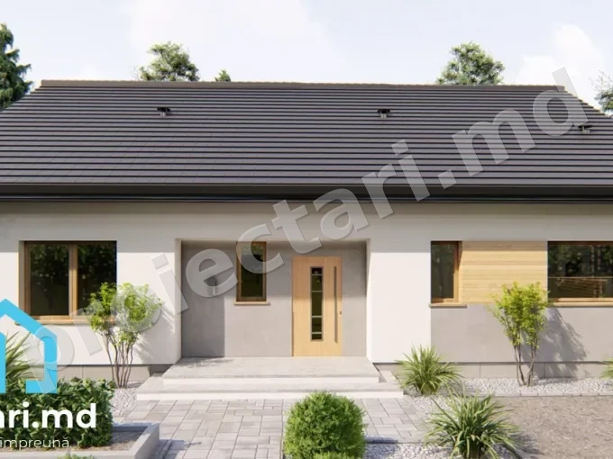 Proiect de casa cu parter 100m2 - 1021218