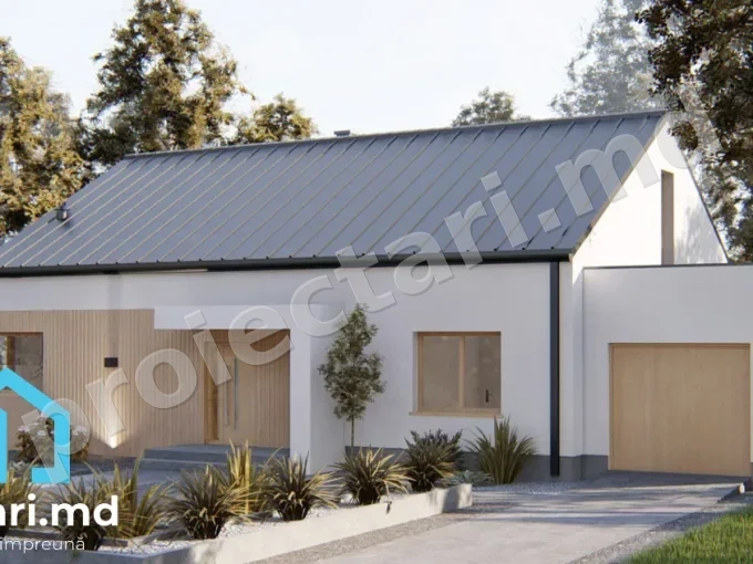 Proiect de casa cu parter 125m2 - 1021248