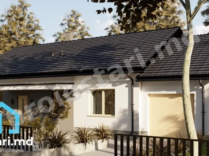 Proiect de casa cu parter 3 dormitoare 95m2 - 1021339