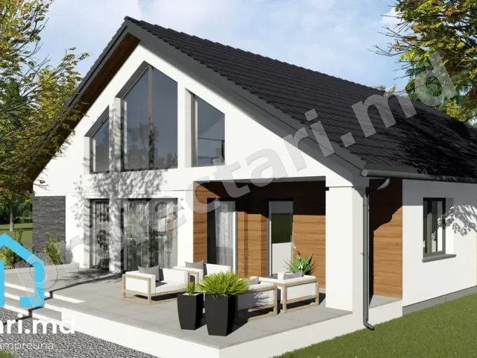 Proiect de casa cu parter si cerdac cu 3 dormitoare 180m2 - 10212911