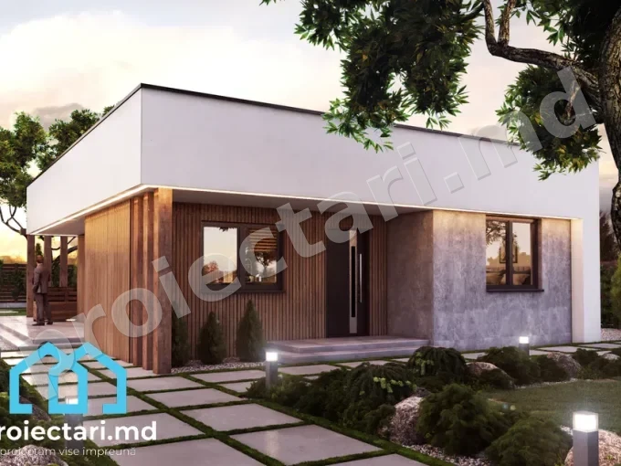 Proiect de casa cu parter 70m2