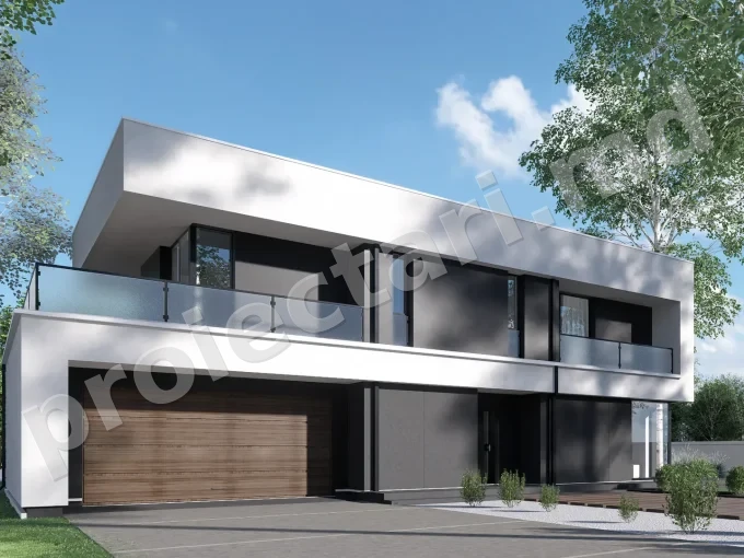 Proiect de casa high tech cu etaj