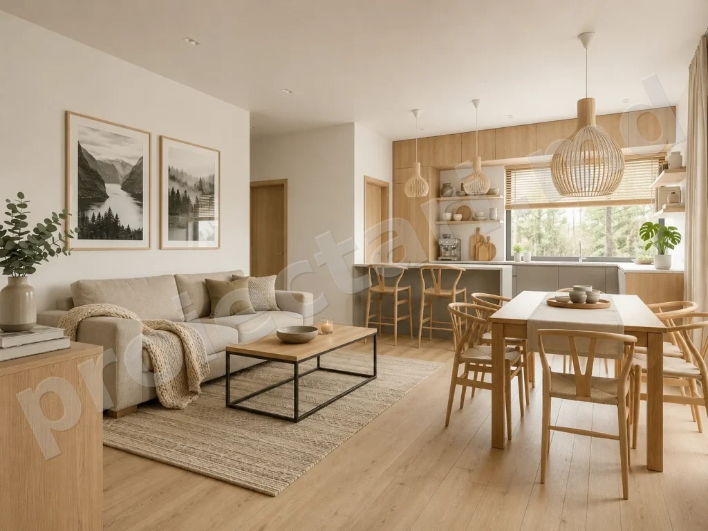 proiect casă stil barnhouse